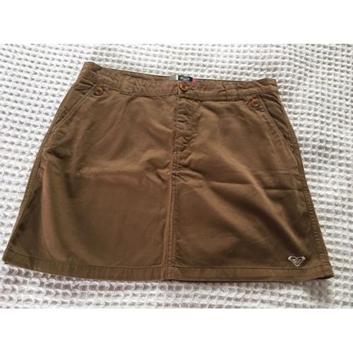 Quiksilver Roxy Jupe Courte Taille 4 Coton Marron