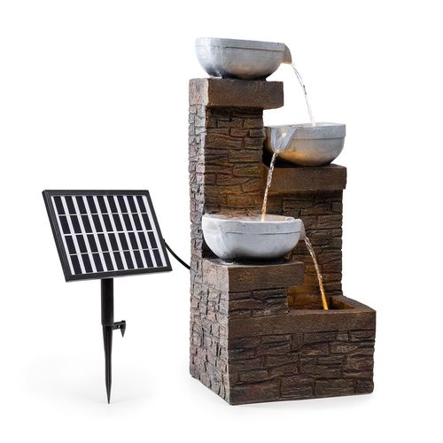 Blumfeldt Fontaine Solaire Fez Led 34 X 76 X 36 Cm (Wxhxd) Polyresin