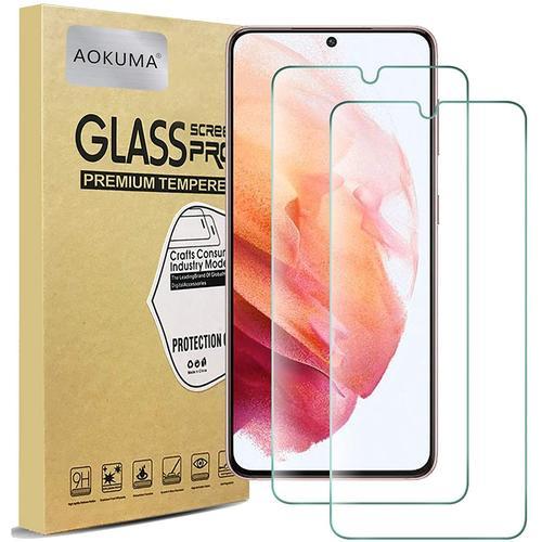 Samsung Galaxy S21 5g Verre Trempe Lot 2 Verre Trempe Samsung Galaxy S21 5g 0.26mm Extreme Resistant Aux Rayures Haut Definition Facile Installation Film Protection Ecran