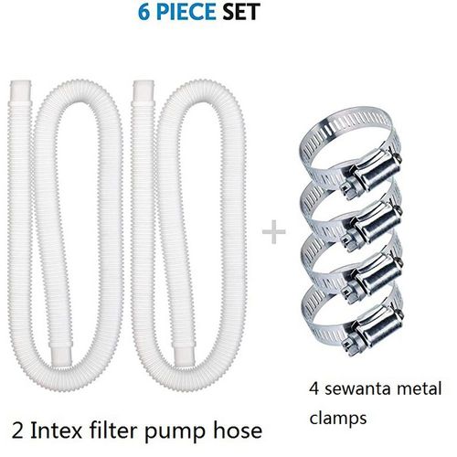 Tuyau De Remplacement pour Piscine,Accessoire de Remplacement de Pompe de Piscine pour Pompe Intex 330 GPH à 1000 GPH(2pcs)
