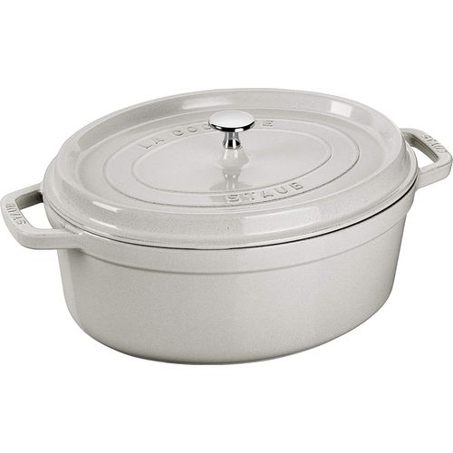 Staub Cocotte Ovale 27 Cm Truffe Blanche