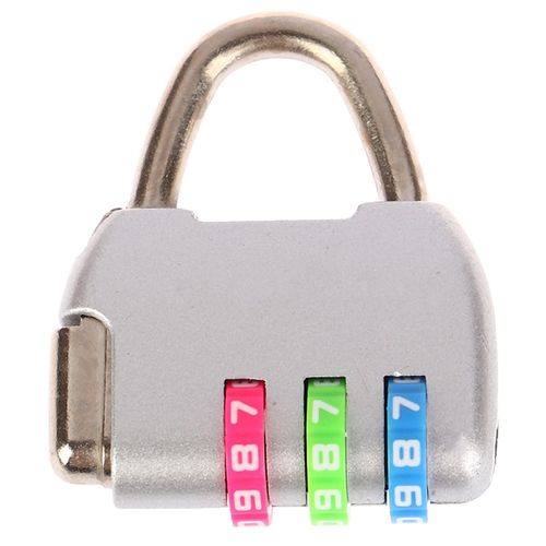 Mini serrure à combinaison mécanique en alliage de Zinc, 1 pièce, Anti-vol pour les bagages, sac à dos à fermeture éclair, sac à main, valise, cadenas de tiroir