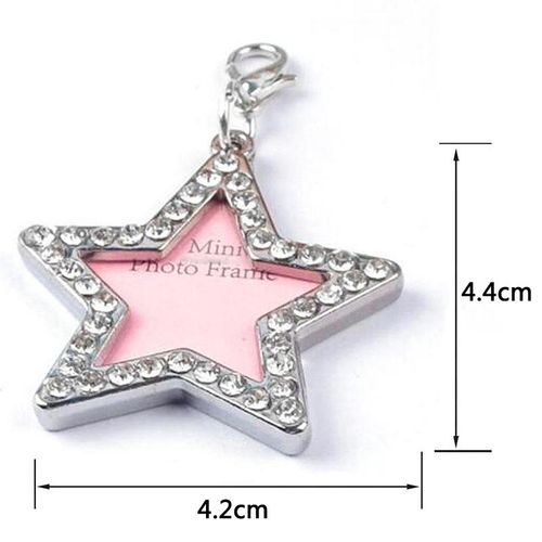Collier Pendentif En Forme De C?ur En Os En Argent, Décoration En Cristal, Bricolage, Écriture À La Main, Étiquette D'information Pour Chien
