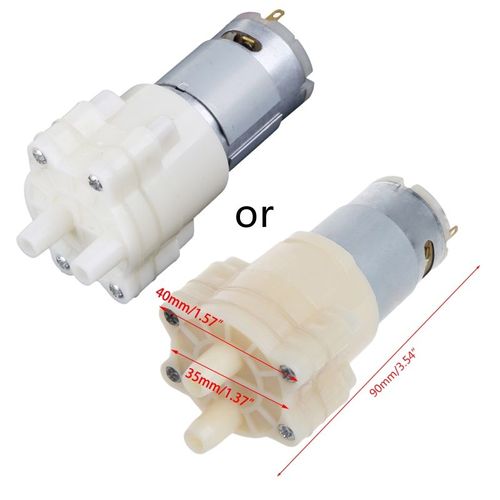 Mini pompe à diaphragme d'amortissement, moteur 12V, Micro pompe pour distributeur d'eau