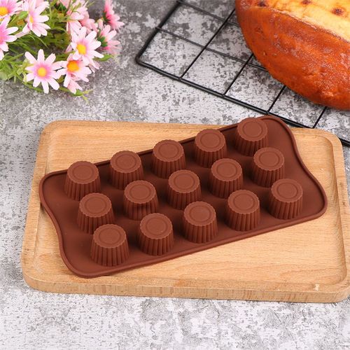 Moule À Gâteau En Silicone, Pour Bonbons, Chocolat, Jello, Tasse À Beurre De Cacahuètes, Outil De Pâtisserie
