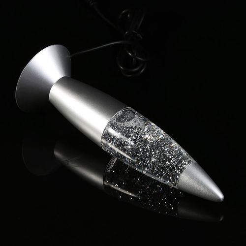 Lampe De Lave Multicolore En Forme De Fusée 3d, Rvb, Led Scintillante, Veilleuse, Cadeau
