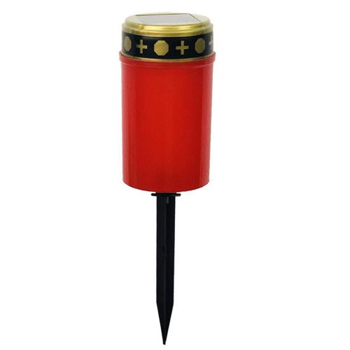 Lampe bougie électronique rituel de cimetière à LED, solaire sans flamme, bougie chauffe-plat décorative, économie d'énergie et protection de l'environnement
