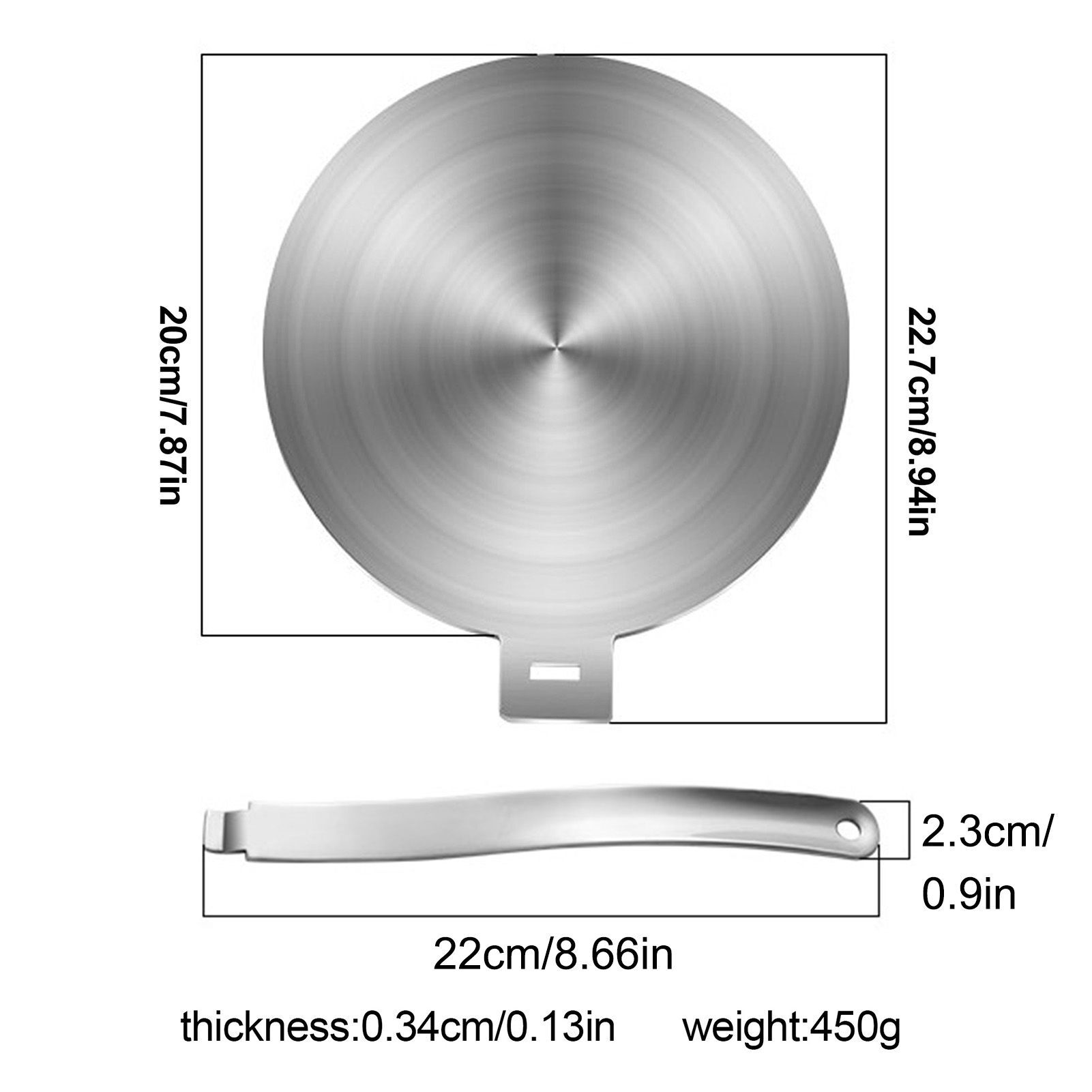 Plaque De Conduction Thermique Pour Cuisinière À Induction, Diffuse...