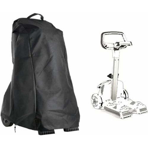 Housse pour Robot De Piscine, Bache De Robot Nettoyeur De Piscine De Jardin avec Poignee Et Cordon De Serrage, etanche, 420D Oxford Noir 56 66 107cm goodnice
