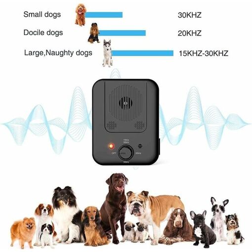 Boîtier Anti-aboiement à Ultrasons Pour Chien - Automatique, 3 Portées, étanche - Pour Intérieur Et Extérieur, Petits Et Grands Chiens - 13
