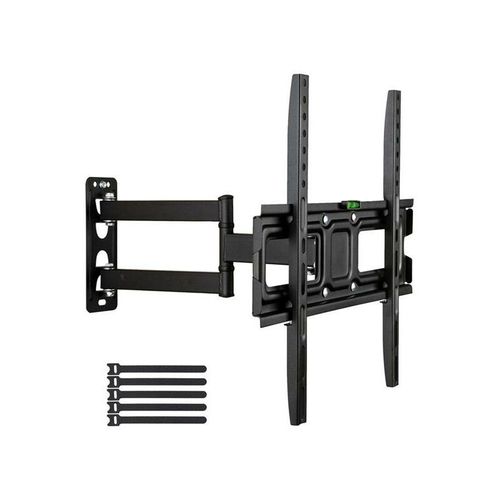 Support Mural TV 32-65 Pouces -TMXD-103 Fixation Murale TV Peut Contenir Jusqu'a 35KG, Max VESA 400×400mm,Orientable haut et bas-10 10 ° goodnice