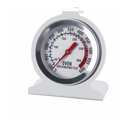 Thermometre de four en acier inoxydable pour four electrique/gaz, cadran de 5,1 cm, lecture instantanee de la cuisine, du gril, du fumoir (50¿300 °C/37,8¿315,6 °C) goodnice