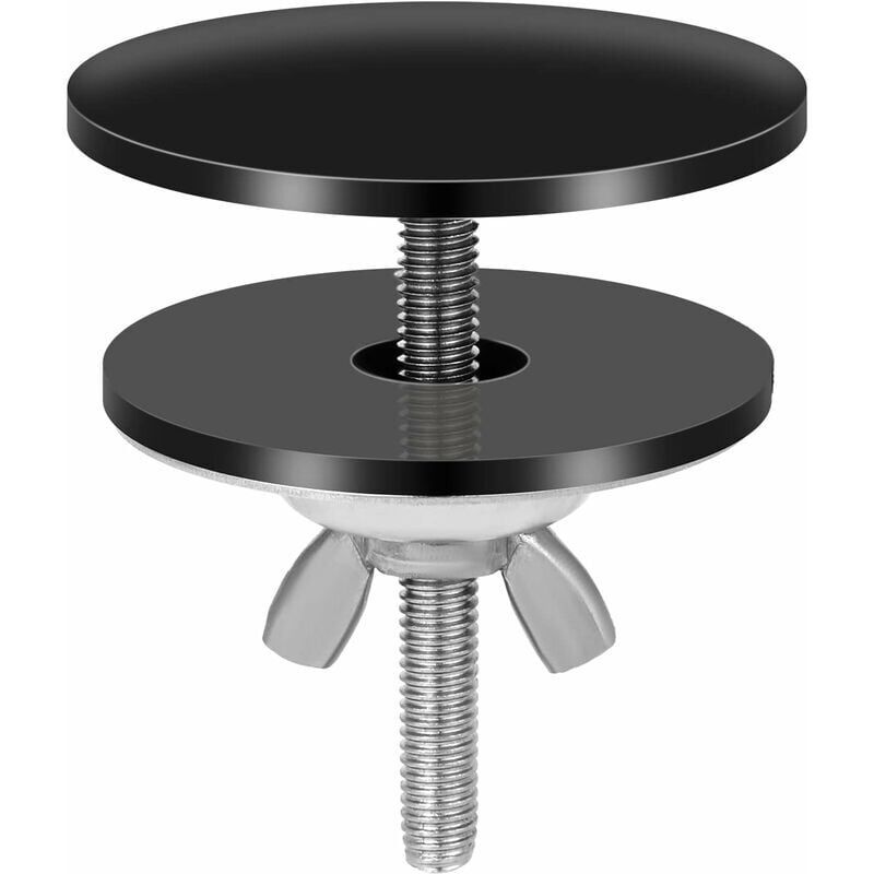 Couvercle Trou Robinet Noir, 5cm Acier Inoxydable Couvercle ...
