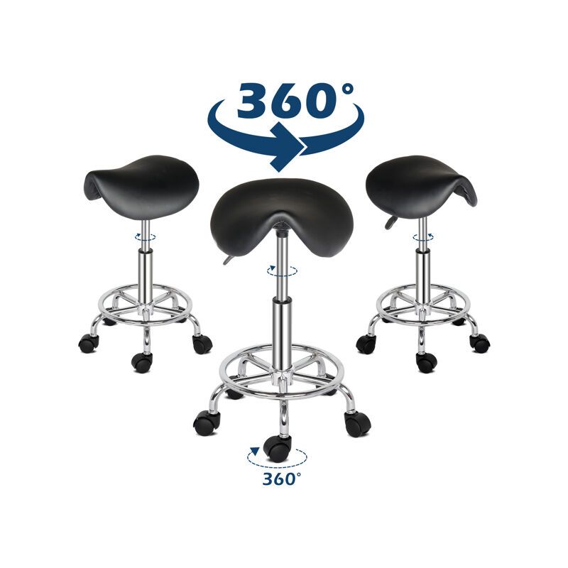 Tabouret Ergonomique Polyvalent  Si Pivotant Reglable San... - 2