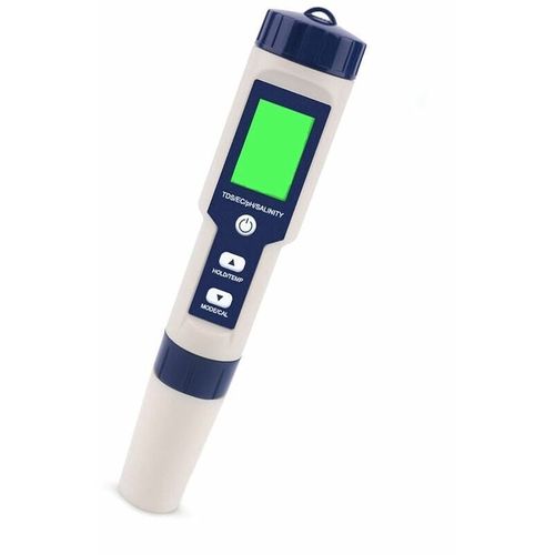 Testeur PH Metre Electronique 5 en 1,Mesure Ph & TDS & EC Salinite & TemperatureTesteur de qualite de l'eau,Ecran LCD et Precision de Lecture,pour l'eau Potable, Aquariums, Piscines etc. goodnice