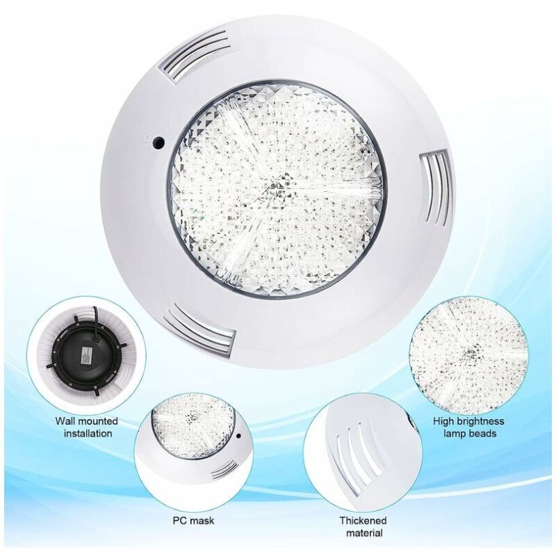 Lampe Piscine Led ,Rgb 35w Lumiere Piscine Sous L'eau Etanch... - 2