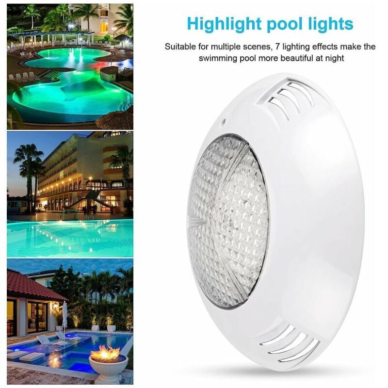Lampe Piscine Led ,Rgb 35w Lumiere Piscine Sous L'eau Etanch... - 3