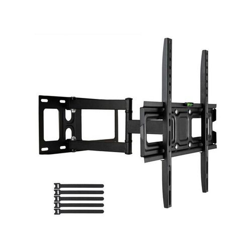 Support Mural TV 32-60 Pouces -Fixation Murale TV Peut Contenir Jusqu'a 35KG, Max VESA 400×400mm,Orientable haut et bas-10 10 ° goodnice