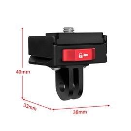 Mini pince à plaque à dégagement rapide V-Lock,DSLR pour GoPro 11,adaptateur de trépied d'appareil photo,carte de montage,kit de commutation rapide,accessoires - Type Combo B