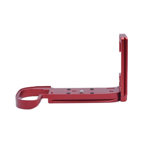 Support de plaque en L à dégagement rapide,poignée pour appareil photo Canon EOS R5 EOS R6,Arca Swiss trépied rotule - Type Rouge