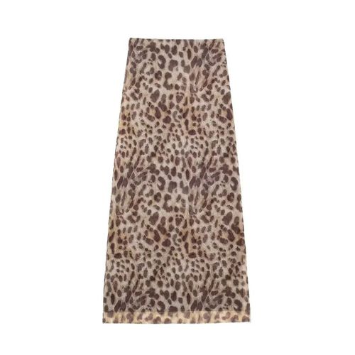 Hxao-Haut Licou Imprimé Léopard En Maille Pour Femme,Sans Bretelles,Dos Nu,Lingerie Sexy,Haut Court Pour Femme,Été