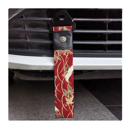 Sangle De Remorquage, Modification De Voiture, Sport Koi Rouge Pour Style Ancien Japonais, Corde De Traction, Crochet De Remorque, Adapté À La Ceinture Décorative