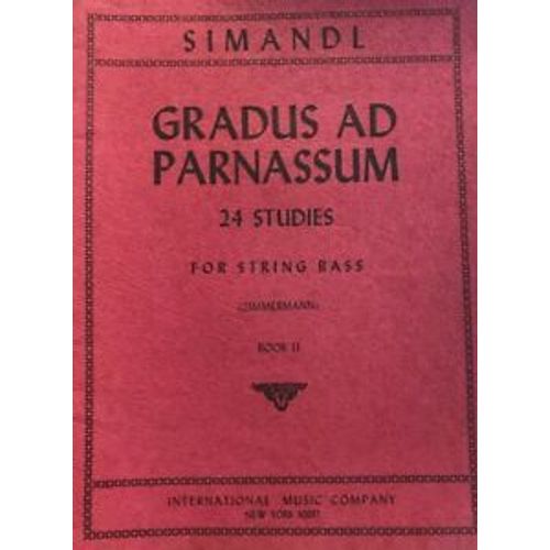 Gradus Ad Parnassum 24 Studies For String Bass Book 2