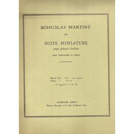Bohuslav Martinu Suite Miniature, N°2