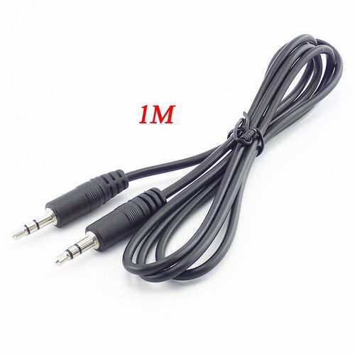Prise Jack Audio mâle à mâle 0.5m 1m 3.5mm, connecteurs de rallonge Aux, câble Aux, écouteurs pour ordinateur et lecteur MP3