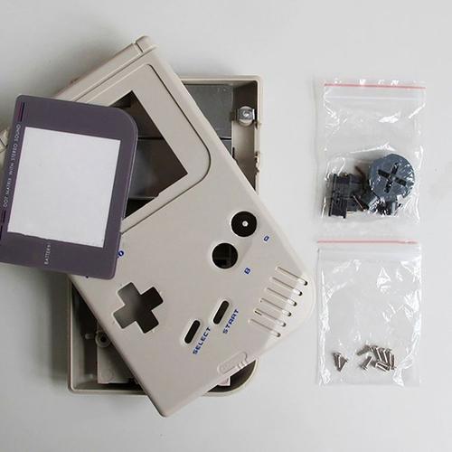 Gris Coque De Protection De Remplacement Pour Console De Jeu Classique N-Game Boy Dmg