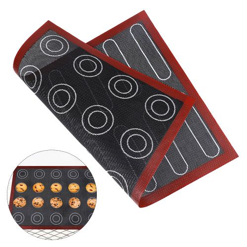 Plaque de four perforée antiadhésive, tapis de cuisson pour biscuits, résistant à la chaleur, pain Macaron