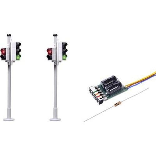 Feu De Circulation Viessmann 5095 H0 Jeu De 2 Avec Feu De Passage Piéton Kit Prêt À Lemploi 1 Pc(S)-Viessmann