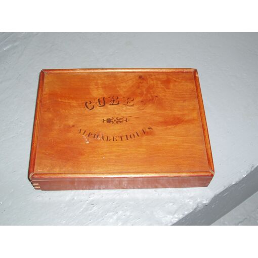 Ancienne Boite de cubes en bois - Collection