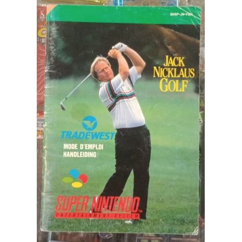 Jack Nicklaus Golf - Notice - Super Nintendo