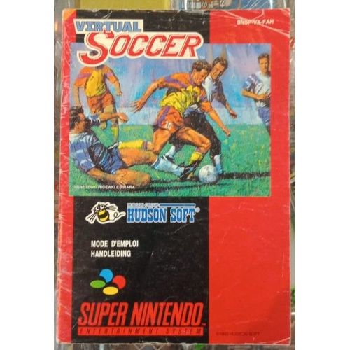 Virtual Soccer - Notice  - Super Nintendo