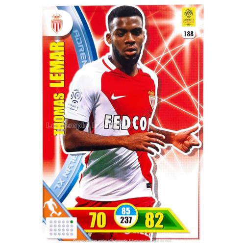 Carte Panini Adrenalyn Xl 2017-2018 : Thomas Lemar #188