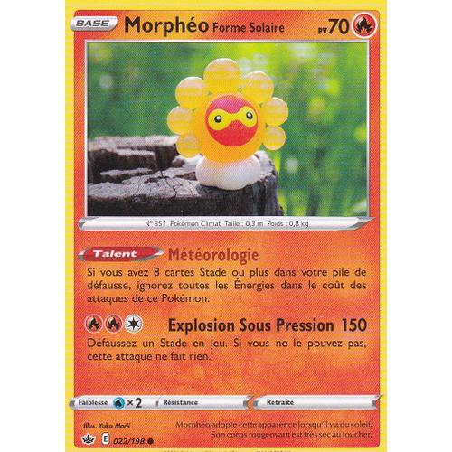 Carte Pokemon - Morphéo Forme Solaire - 022/198 - Épée Et Bouclier 6 - Règne De Glace - Eb6 - Vf