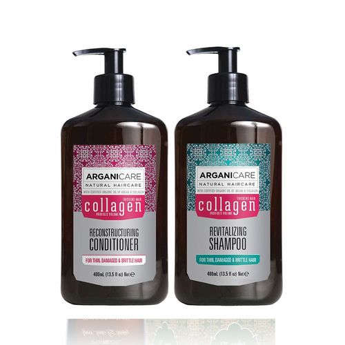 Duo Nutrition Extrême À L'huile De Coco - Arganicare - Cheveux Très Secs ,Frisés , Afros Shampooing Et Après Shampooing 