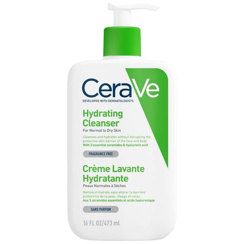 Crème Lavante Hydratante - Cerave - Pour Peaux Normales À Sèches 