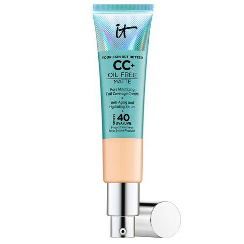 Your Skin But Better Cc+ Cream Oil Free Matte - It Cosmetics - Cc Crème Correctrice Haute Couvrance Anti-Pores Apparenés 