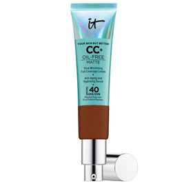 Your Skin But Better Cc+ Cream Oil Free Matte - It Cosmetics - Cc Crème Correctrice Haute Couvrance Anti-Pores Apparenés 