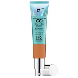Your Skin But Better Cc+ Cream Oil Free Matte - It Cosmetics - Cc Crème Correctrice Haute Couvrance Anti-Pores Apparenés 