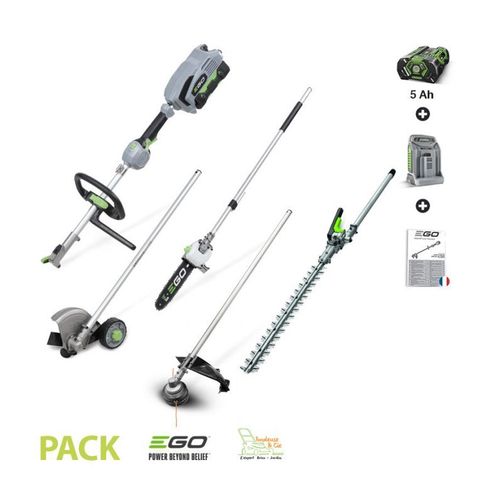 Pack outil de jardin multifonction à batterie 56v 4 en 1 Egopower