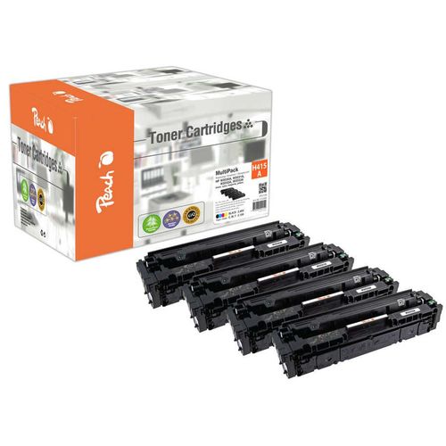 Peach Pt1139 Cartouche De Toner 4 Pièce(s) Compatible Noir, Cyan, Mag