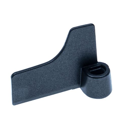 vhbw Crochet pétrisseur compatible avec Panasonic SD206, SD250, SD2500, SD-2500WXE, SD2501 machine à pain - Pale, 6,7 x 5 cm, aluminium, noir