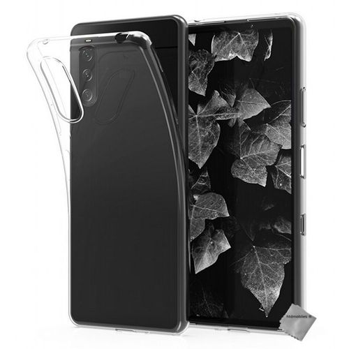 Housse Etui Coque Silicone Gel Sony Xperia 10 Iii + Verre Trempe - Transparent Tpu