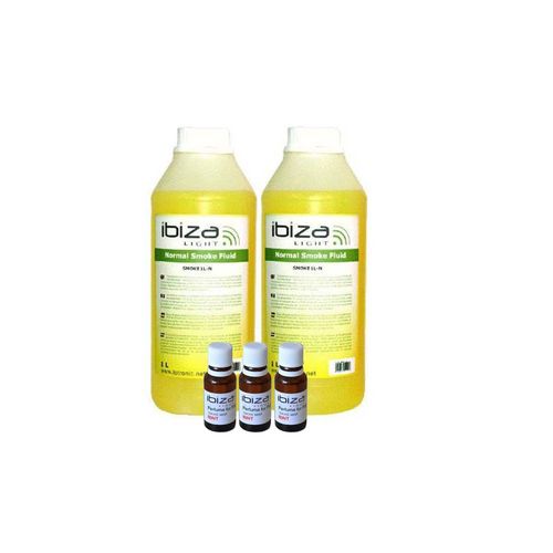 Liquide à fumée 2L - 3 parfums TROPICO/MENTHE/FRUITS ROUGES pour machine à fumée