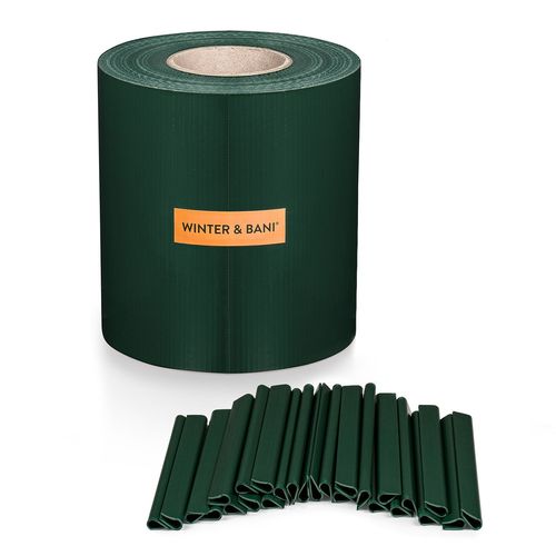 Brise-Vue - Blumfeldt Wb - Pour Clôture De Jardin - 50m X 19 Cm - Vert