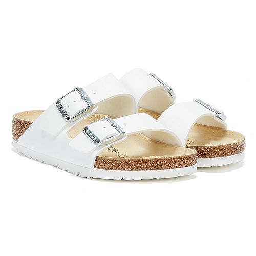 Birkenstock Arizona Birko-Flor Sandales Blanches Pour Hommes - 44 - 46