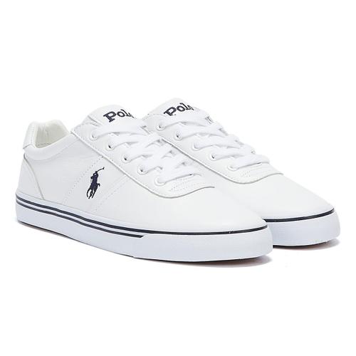 Ralph Lauren Hanford Baskets En Cuir Blanches Pur Pour Hommes - 42 - 45 - 44 - 46 - 43